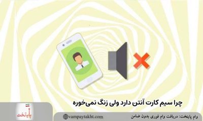 چرا سیم کارت آنتن دارد ولی زنگ نمی‌خوره؟